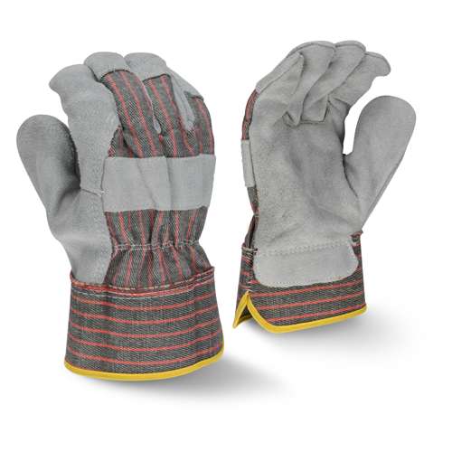 Radians RWG3103 RWG3103 Economy Shoulder Gray Split Cowhide Leather Glove - Work Gloves