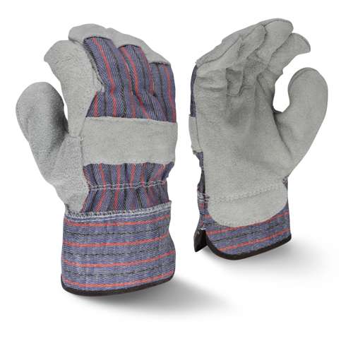 Radians RWG3111 RWG3111 Economy Shoulder Gray Split Leather Glove - Work Gloves