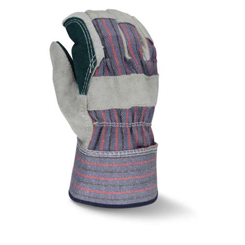 RWG3200DP RWG3200DP Regular Shoulder Gray Split Cowhide Double Leather Palm Glove