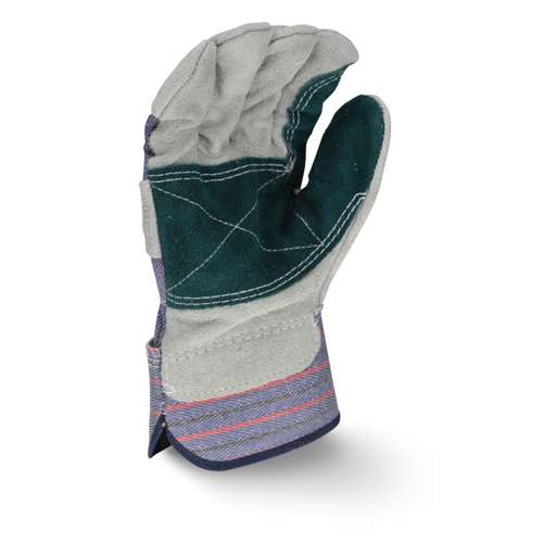 RWG3200DP RWG3200DP Regular Shoulder Gray Split Cowhide Double Leather Palm Glove