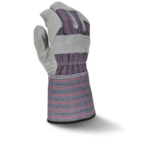 RWG3200G RWG3200G Regular Shoulder Gray Split Cowhide Leather Glove with Gauntlet Cuff