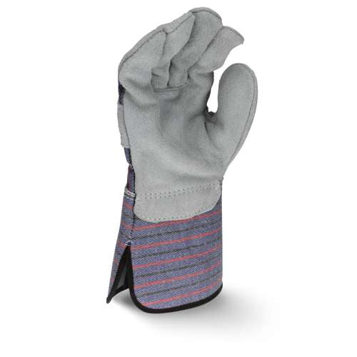 RWG3200G RWG3200G Regular Shoulder Gray Split Cowhide Leather Glove with Gauntlet Cuff