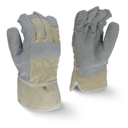 Radians RWG3200W RWG3200W Regular Shoulder Gray Split Cowhide Leather Glove - Work Gloves