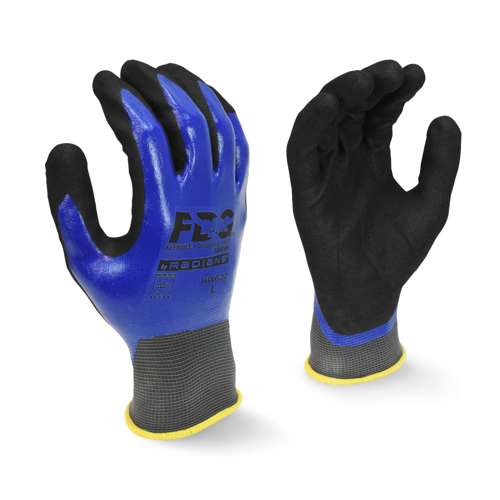 Radians RWG32 RWG32 FDG Coating Full Dipped Waterproof Nitrile Work Glove