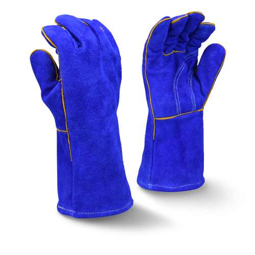 Radians RWG5210 RWG5210 Blue Regular Shoulder Split Leather Welding Glove - Work Gloves