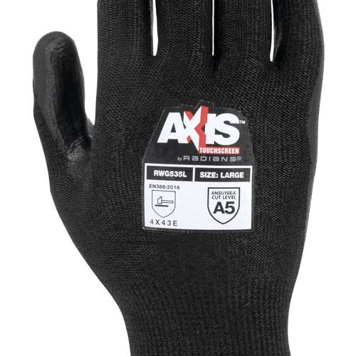 RWG535 RWG535 HPPE Cut Level A5 Touchscreen Reinforced Thumb Crotch Work Glove