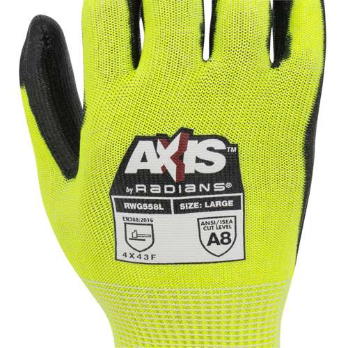 RWG558 RWG558 AXIS™ Cut Protection Level A7 PU Coated Glove