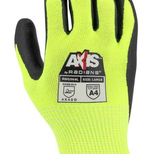 RWG564 RWG564 AXIS™ Cut Protection Level A4 High Visibility Work Glove