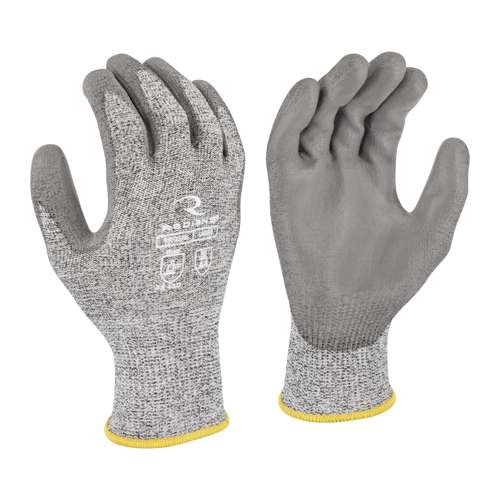 Radians RWG570 RWG570 Cut Level A4 HPPE/Polyester, PU Coated Cut Protection Glove - Safety Glasses