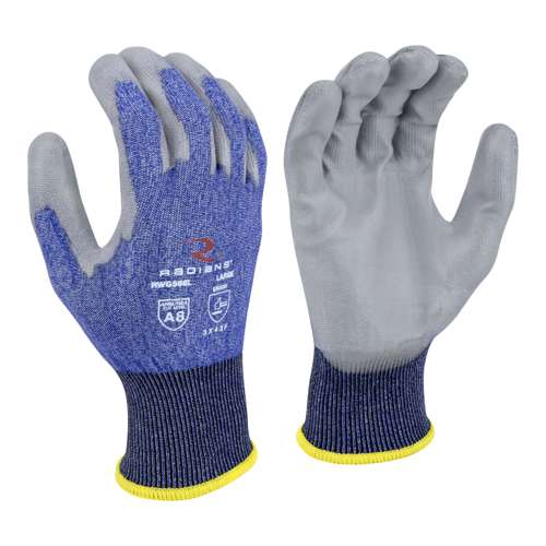 Radians RWG588 RWG588 Cut Protection Level A8 PU Coated Glove - Work Gloves