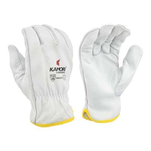 Radians RWG58 RWG58 KAMORI® A6 White Grain Goatskin Driver - Work Gloves