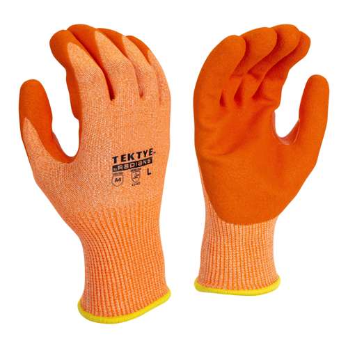Radians RWG703 RWG703 TEKTYE® A4 Hi-Vis Cut Protective Work Glove Hi-Vis Orange - Safety Glasses