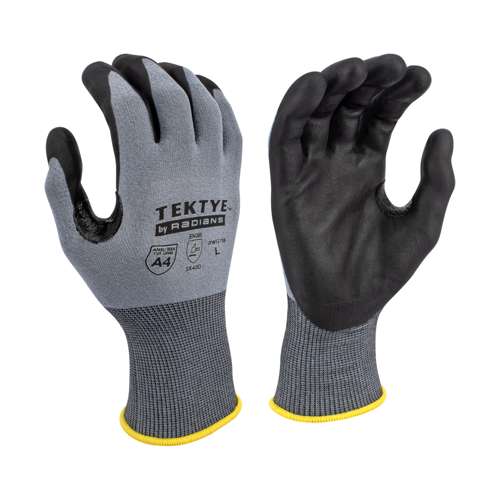 Radians RWG708 RWG708 TEKTYE® Nitrile A4 Cut Protection Glove - Safety Glasses