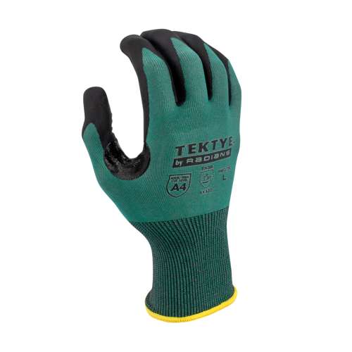 RWG738 RWG738 TEKTYE® A4 Dark Green Nitrile Dip Cut Protective Work Glove