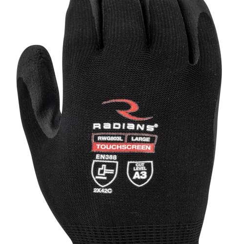 RWG803 RWG803 Cut Level A3 Foam PVC Palm Coated Glove