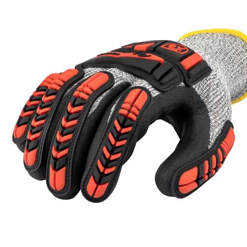 RWG816 RWG816 Acrylic Lined HPPE Shell with TPR and Nitrile Palm A6 Cut Protective Glove