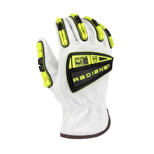 RWG86 RWG86 KAMORI® Goatskin Leather HPPE Lined A6 Cut Protection Glove with TPR