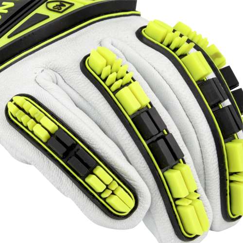 RWG86 RWG86 KAMORI® Goatskin Leather HPPE Lined A6 Cut Protection Glove with TPR