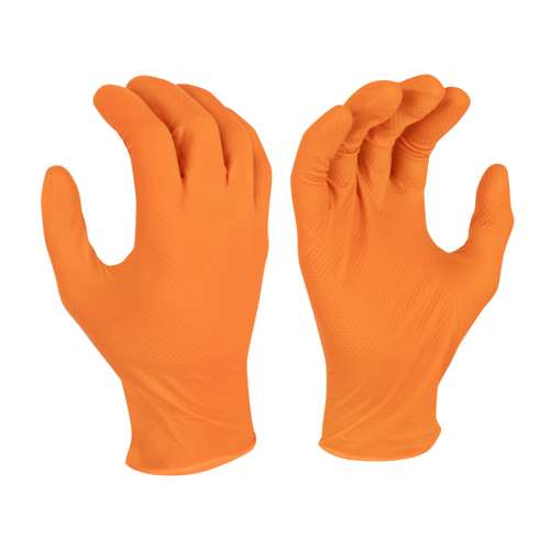 Radians RWG9606 RWG9606 6 Mil Nitrile Diamond Grip Disposable Industrial Grade Glove - Work Gloves