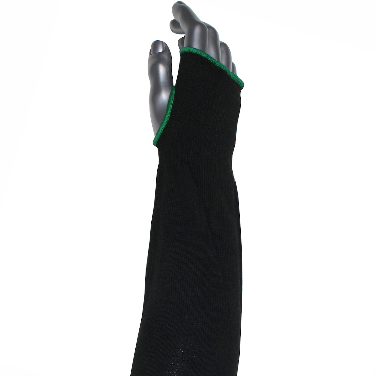 S10ATAFR/5BK-NW-ES6T Single-Ply ATA® / Modacrylic Blended Sleeve with Thumb Hole - Narrow Width