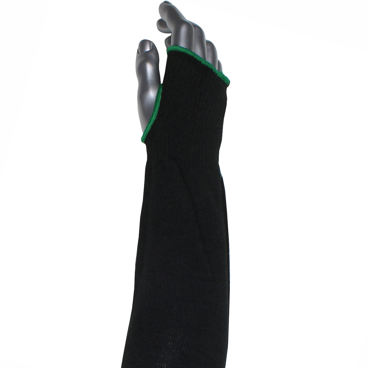 S10ATAFR/5BK-EW-ES6T Single-Ply ATA® / Modacrylic Blended Sleeve with Thumb Hole - Wide Width