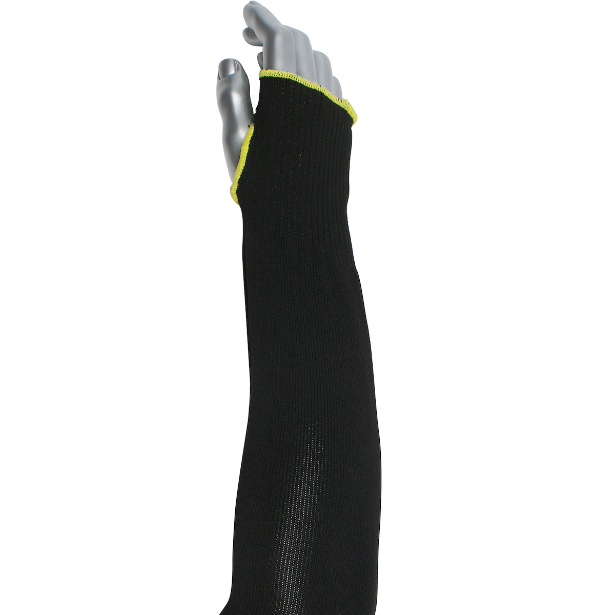 S10HTP/2BK-ES6-T Single-Ply ATA® / High Tenacity Polyester Blended Sleeve with Thumb Hole