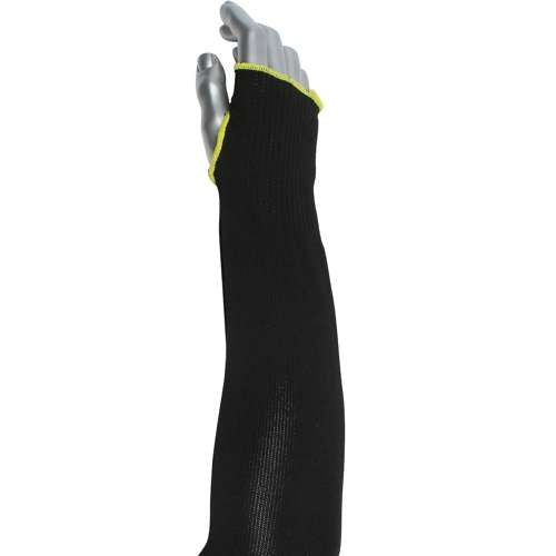 S10HTP/2BK-ES6-T Single-Ply ATA® / High Tenacity Polyester Blended Sleeve with Thumb Hole