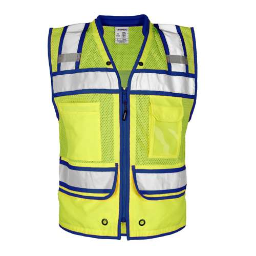 S504 Color Contrast High Performance Surveyors Vest