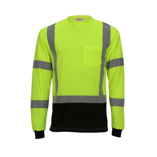 S75622 Job Sight Class 3 Black Front T-Shirt
