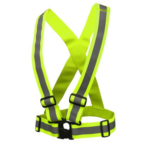SA0201X SA0201X High Visibility Breakaway X-Back Safety Harness -Green