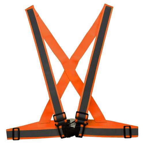 SA0201X SA0201X High Visibility Breakaway X-Back Safety Harness -Green