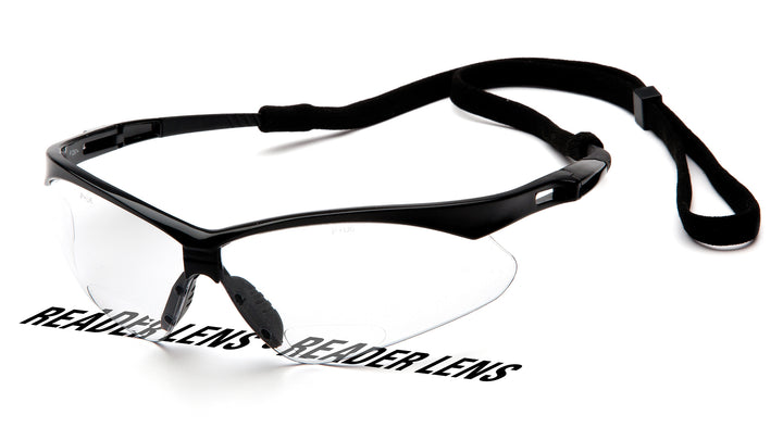 SB6310SPR15 PMXTREME Readers - Black Frame/Clear +1.5 Reader Lens with Black Cord