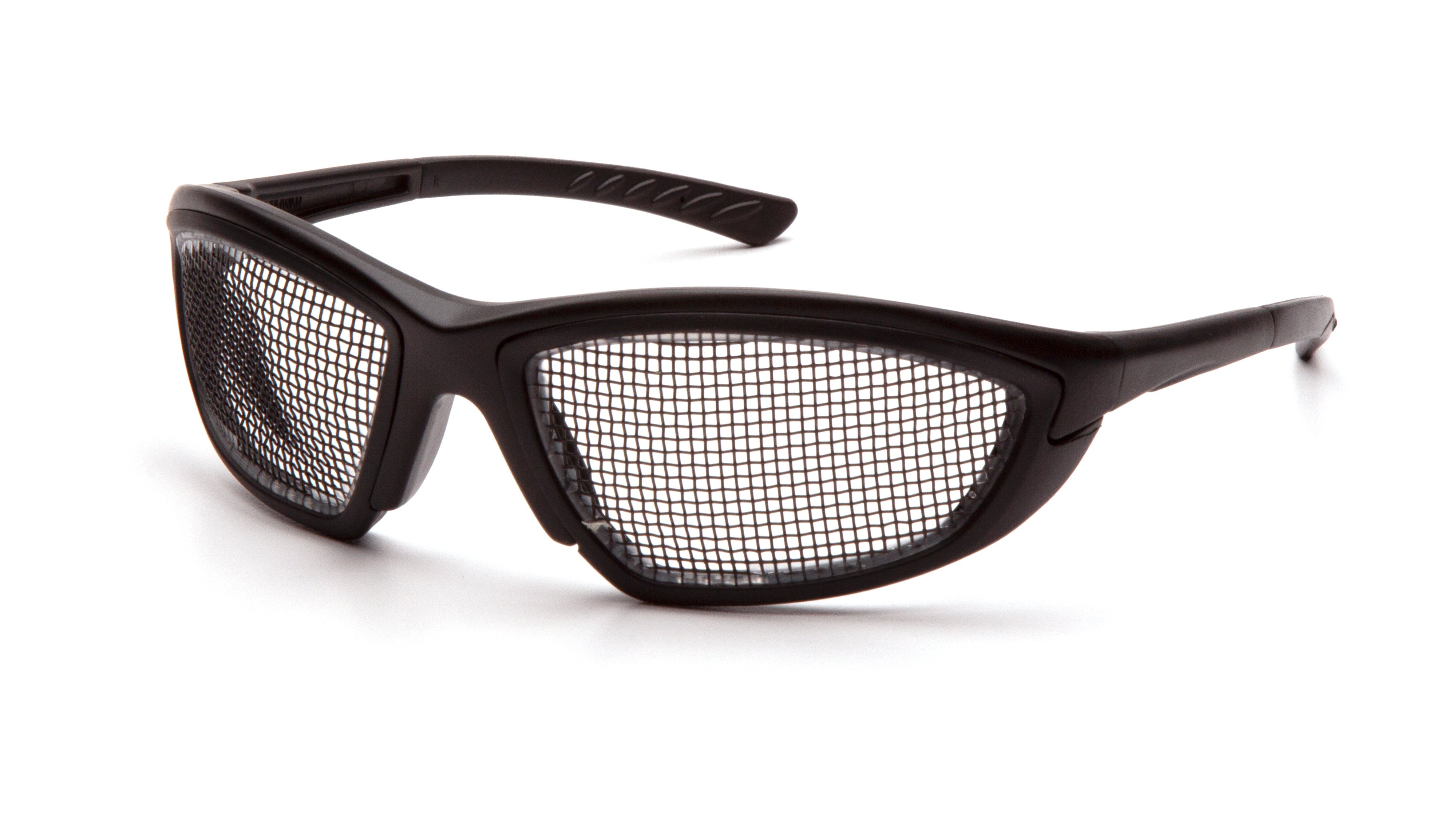 Pyramex SB74WMD Trifecta- Black frame with Wire Mesh lens - Safety Equipment