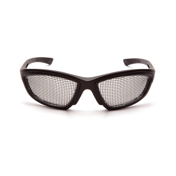 Pyramex SB74WMD Trifecta- Black frame with Wire Mesh lens - Safety Equipment