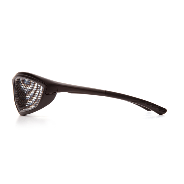 Pyramex SB74WMD Trifecta- Black frame with Wire Mesh lens - Safety Equipment