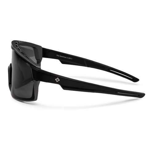 SENT-GZ87 The Sentinal Safety Glasses ANSI Z87+ Grey/Black One Size