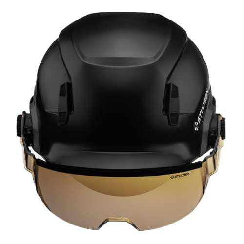 SHK1-HSASM24 SHK-1 Half Shield Anti-Fog/Scratch w/Mechanism - Amber/Silver Mirror VLT: 24%