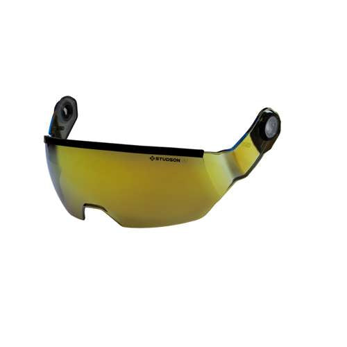SHK1-HSGGM13 SHK-1 Half Shield Anti-Fog/Scratch w/Mechanism - Light Grey/Gold Mirror VLT: 13%