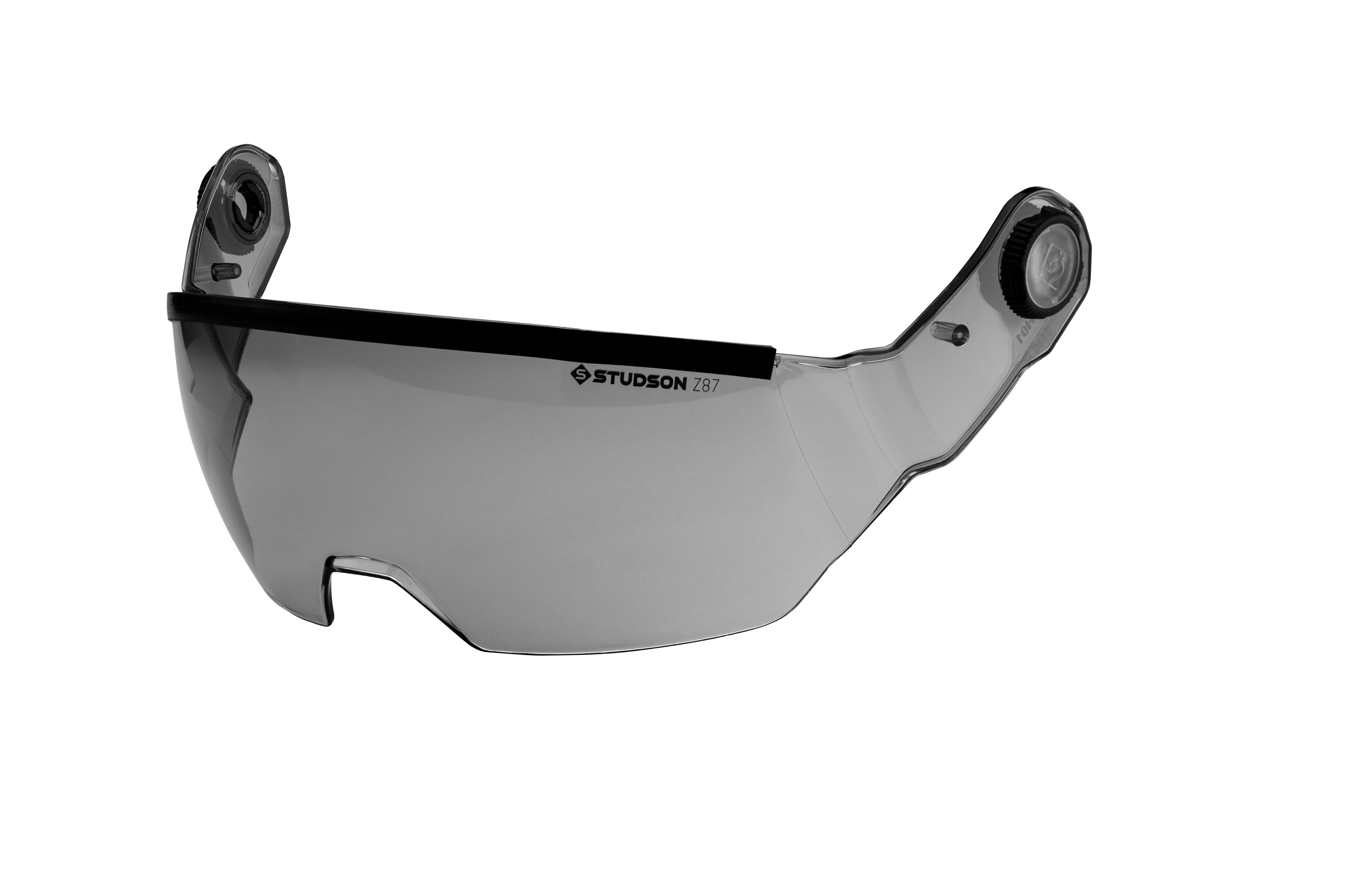 Studson SHK1-HSGM58 SHK-1 Half Shield Anti-Fog/Scratch w/Mechanism - Light Grey VLT: 58% - Safety Helmet