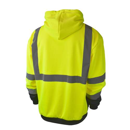 SJ02B-3 SJ02B-3 Class 3 Color Blocked Hooded Pullover Sweatshirt