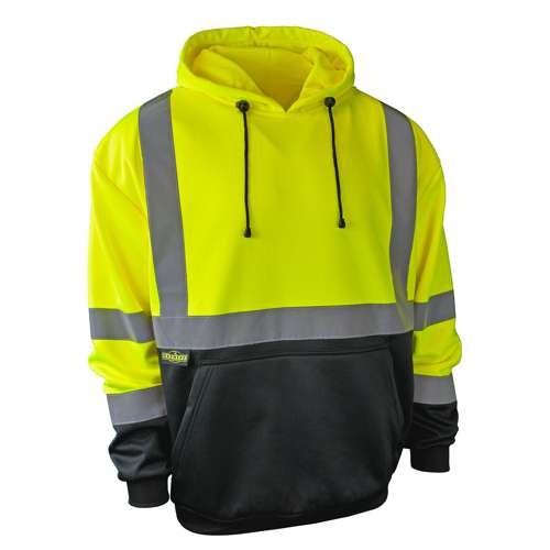 Radians SJ02B-3 SJ02B-3 Class 3 Color Blocked Hooded Pullover Sweatshirt ANSI Class 3 - Safety Hoodie
