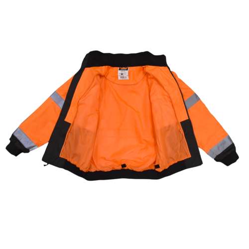 SJ110B SJ110B Class 3 Two-in-One High Visibility Bomber Safety Jacket