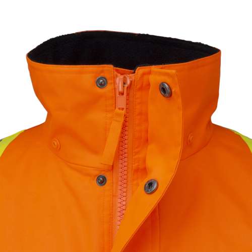 SJ11QX-3Z SJ11QX-3 Class 3 X-Back High Visibility Quilted Bomber Jacket with Hood