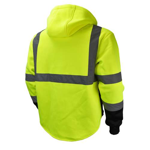SJ32 SJ32-3 Color Blocked Hooded Sweatshirt with Removable Hood