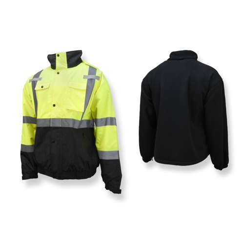 SJ320B-3 SJ320 3-in-1 Durable Ripstop Bomber Jacket with Color Blocking