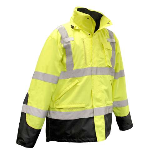Radians SJ410B SJ410B Three-in-One Weatherproof Parka ANSI Class 3 - Safety Jacket