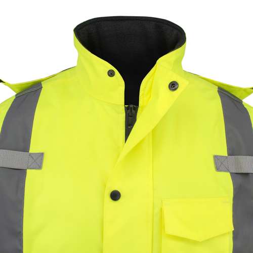 SJ411QB-3 SJ411QB Class 3 Economy Parka with Quilted Lining