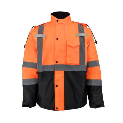 SJ411QB-3 SJ411QB Class 3 Economy Parka with Quilted Lining