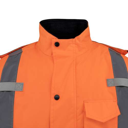 SJ411QB-3 SJ411QB Class 3 Economy Parka with Quilted Lining