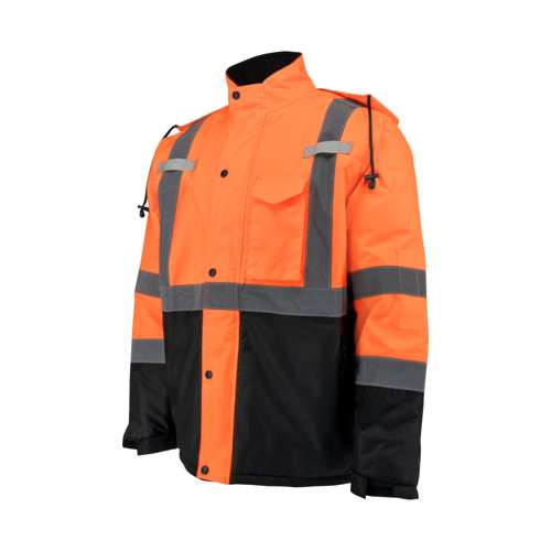 Radians SJ411QB-3 SJ411QB Class 3 Economy Parka with Quilted Lining ANSI Class 3 - Safety Jacket